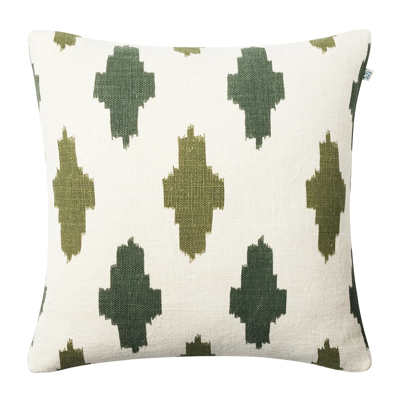 Ikat Agra -tyynynpäällinen 50 x 50 cm, Green-cactus green Chhatwal & Jonsson
