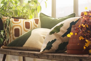 Ikat Agra -tyynynpäällinen 50 x 50 cm - Green-cactus green - Chhatwal & Jonsson
