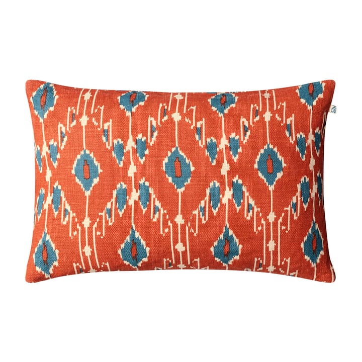 Ikat Goa -tyynynpäällinen 60x40 cm - Apricot orange-heaven blue - Chhatwal & Jonsson