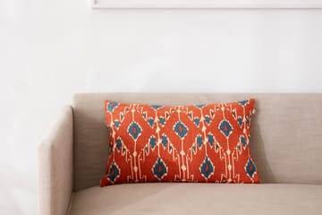 Ikat Goa -tyynynpäällinen 60x40 cm - Apricot orange-heaven blue - Chhatwal & Jonsson