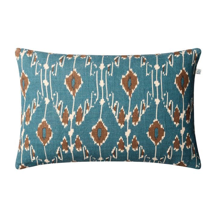 Ikat Goa -tyynynpäällinen 60x40 cm - Heaven blue-taupe - Chhatwal & Jonsson