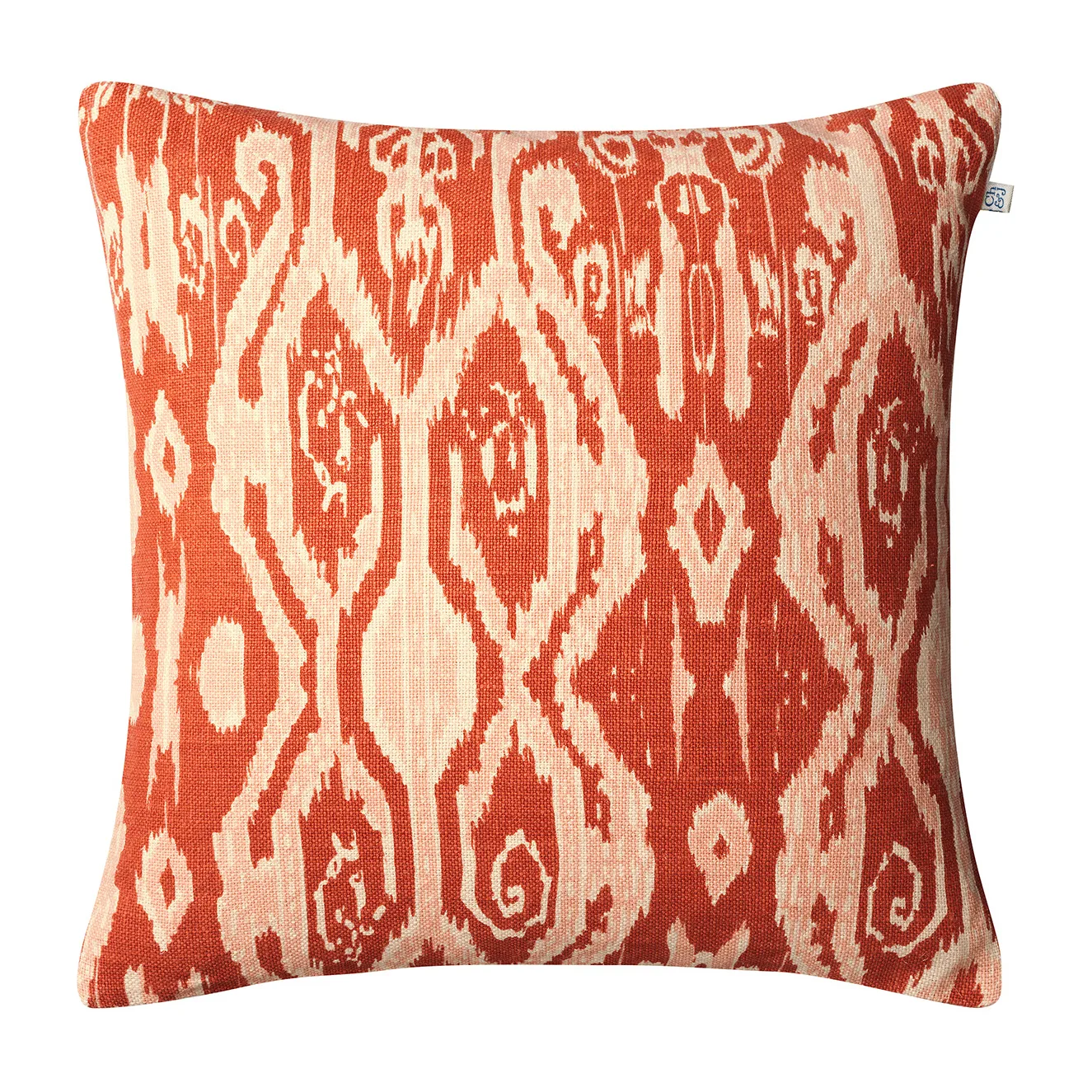 Ikat Madras tyynynpäällinen 50x50 cm, Apricot orange-rose Chhatwal & Jonsson