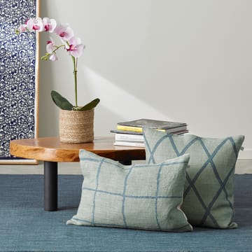Ikat Orissa -tyynyliina 50x50 cm - Aqua-heaven blue - Chhatwal & Jonsson