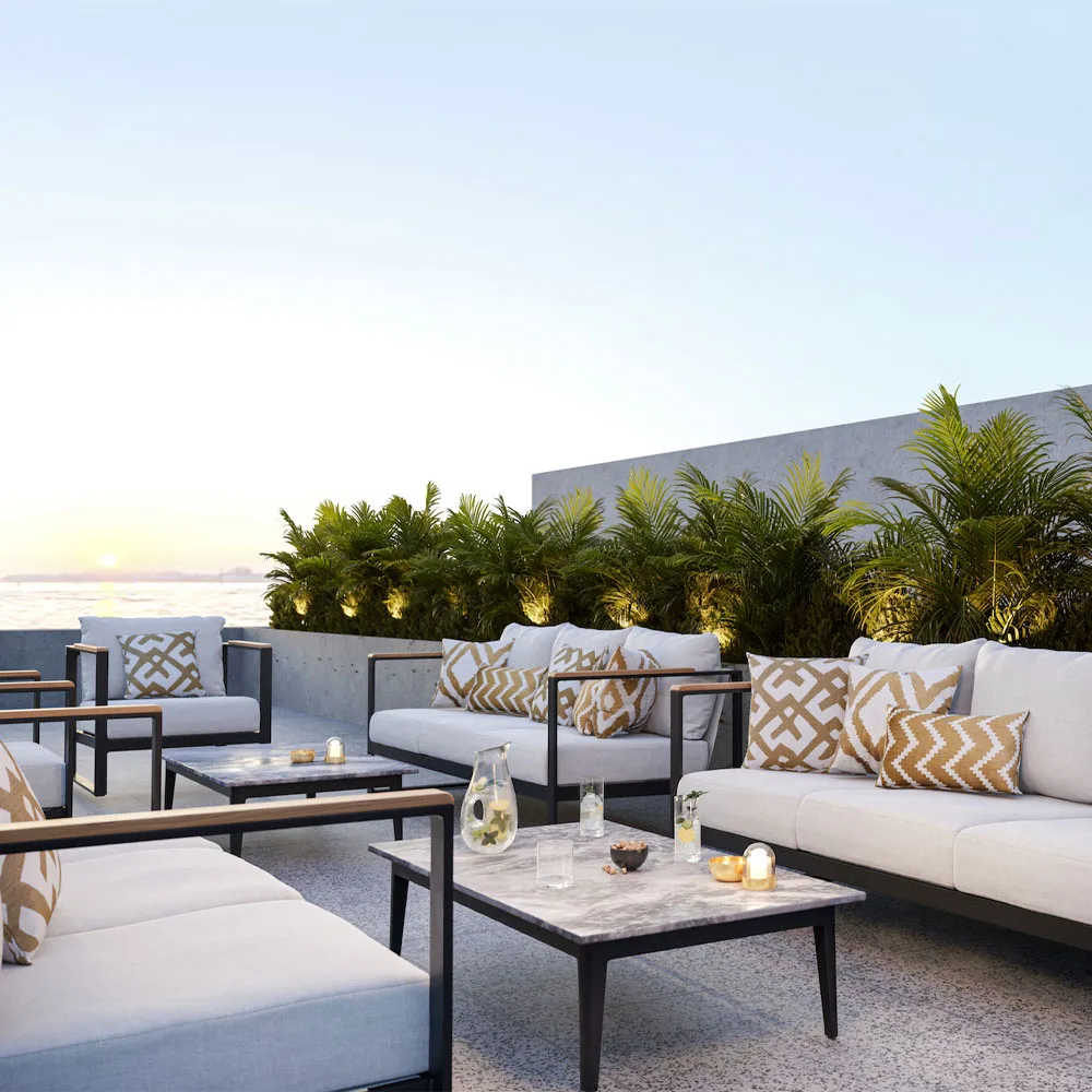 Ikat Sema -tyyny, Beige/offwhite, 40 cm Chhatwal & Jonsson