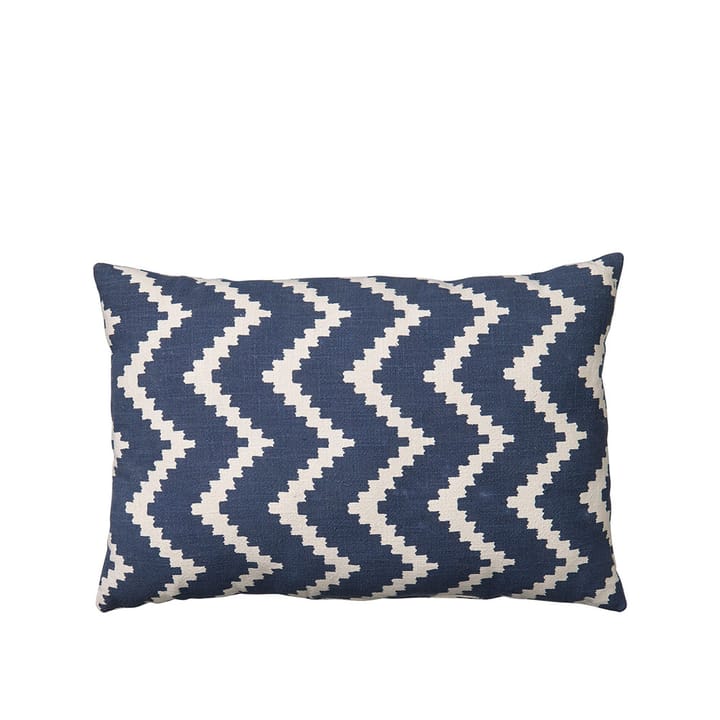 Ikat Sema -tyyny - Blue/off white, 40 cm - Chhatwal & Jonsson