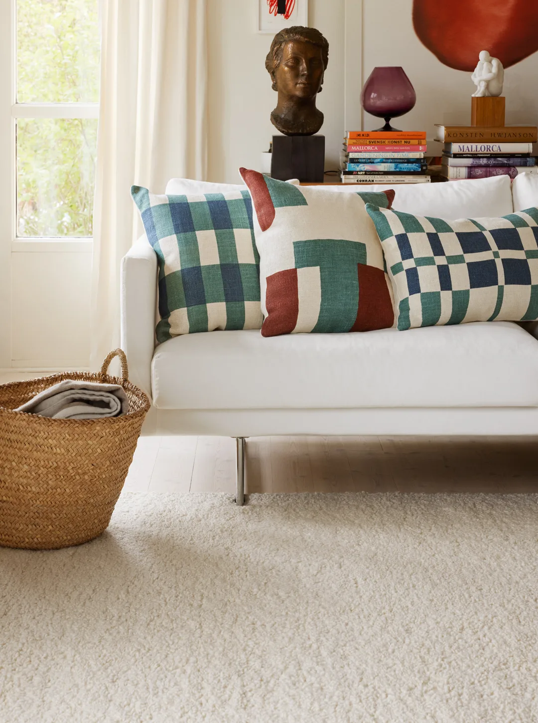 Jay tyynynpäällinen, Terrakotta-heaven blue, 50x50 cm Chhatwal & Jonsson