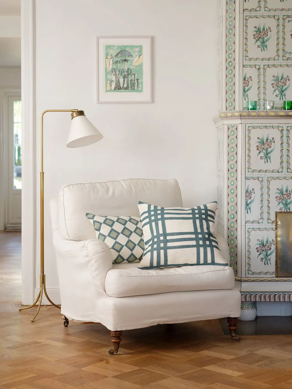 Jodhpur tyynynpäällinen 40x60 cm, Heaven blue-aqua Chhatwal & Jonsson