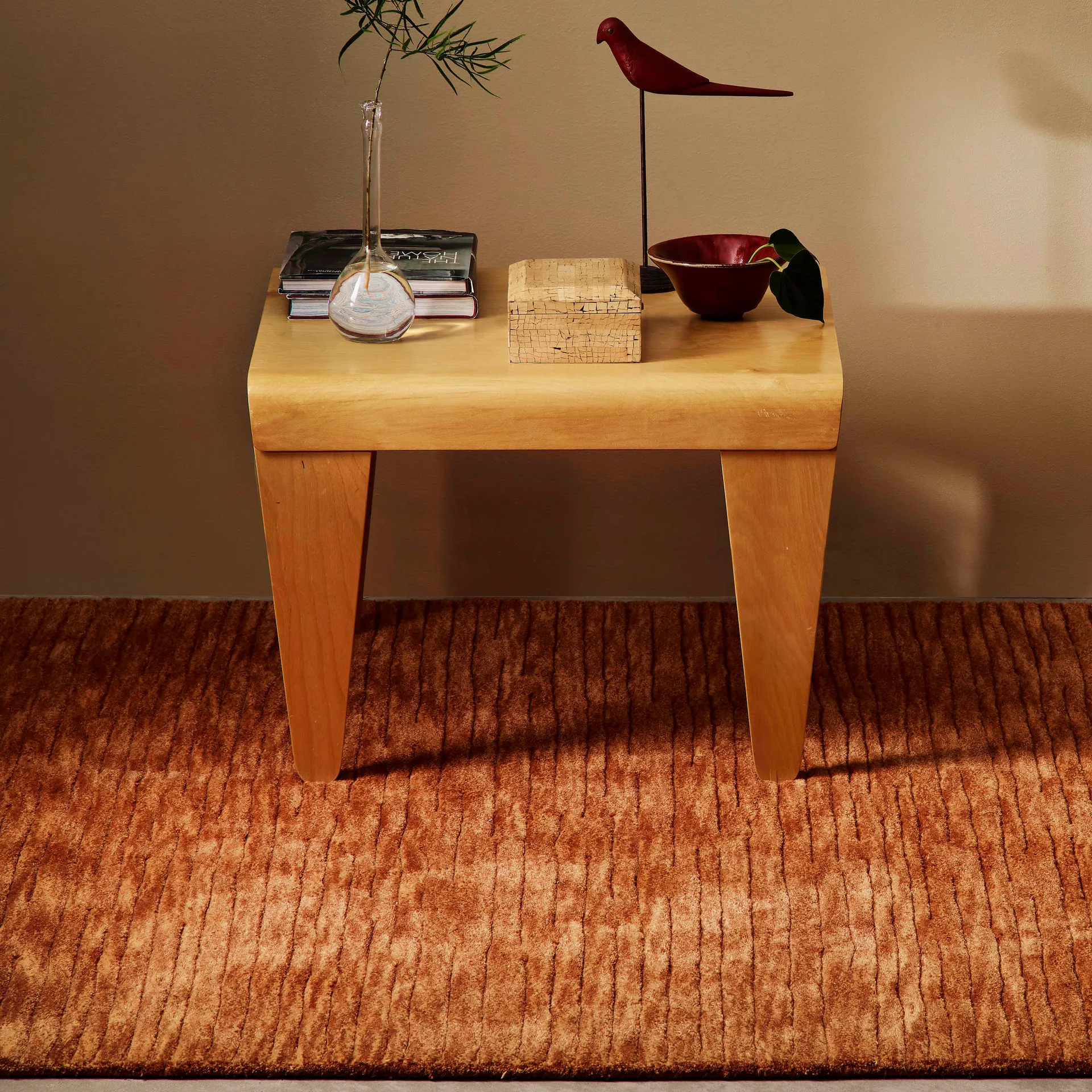 Karma villamatto, 180 x 270 cm, Rust melange Chhatwal & Jonsson