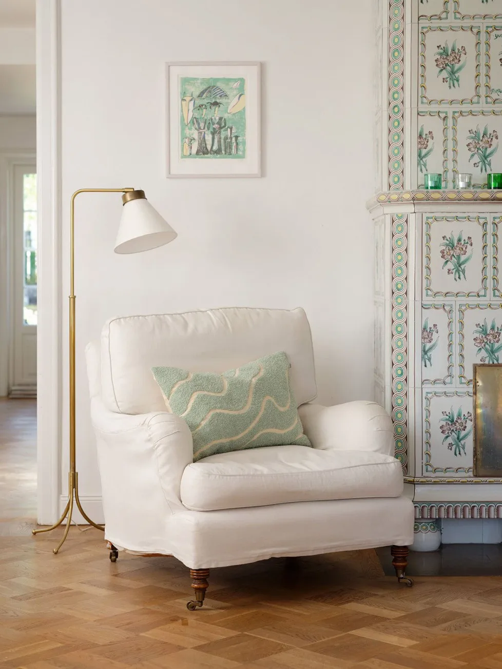 Kashi tyynynpäällinen 40 x 60 cm, Aqua Chhatwal & Jonsson