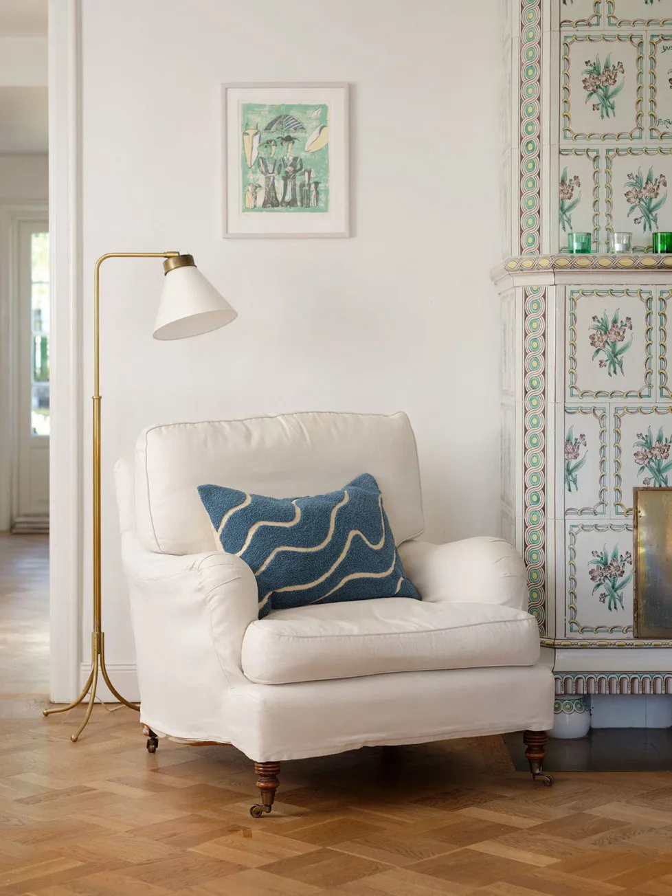 Kashi tyynynpäällinen 40 x 60 cm, Heaven blue Chhatwal & Jonsson