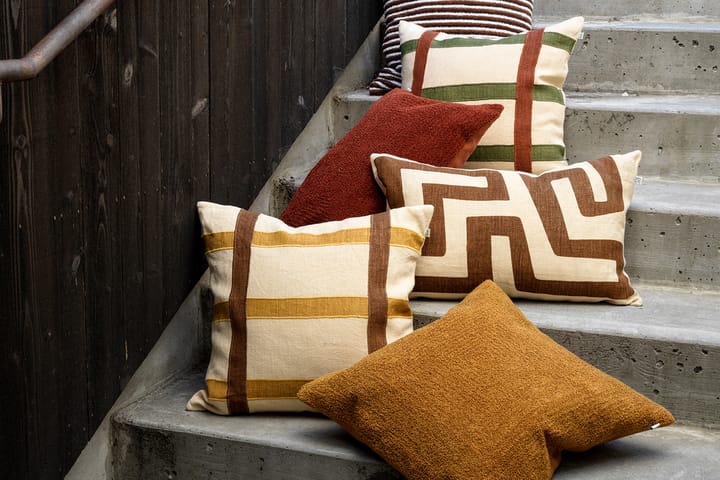 Kiran tyynynpäällinen 50 x 50 cm, Spicy Yellow-Taupe Chhatwal & Jonsson