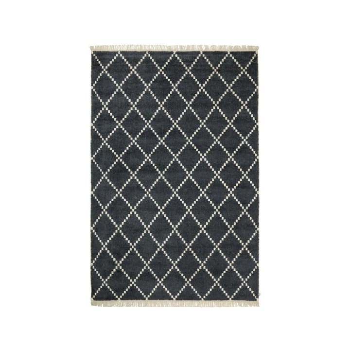 Kochi matto - Black/offwhite, bambu/silkki, 230 x 320 cm - Chhatwal & Jonsson