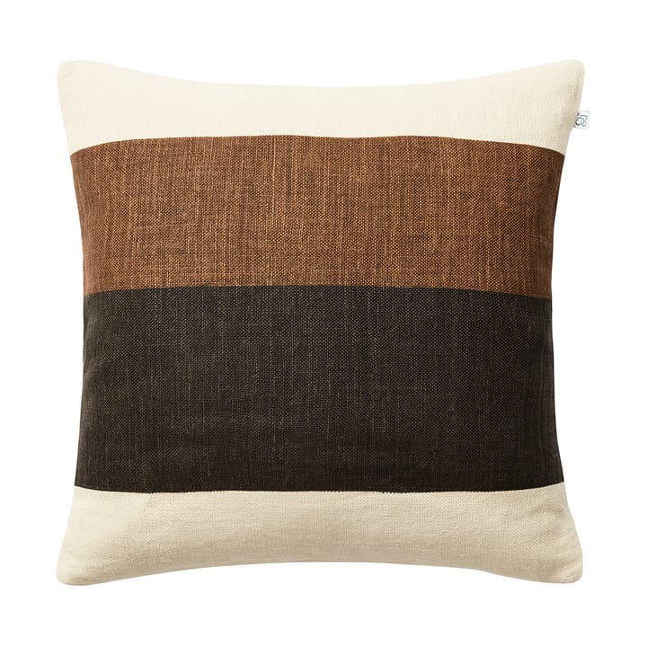 Kumar tyynynpäällinen 50 x 50 cm - Taupe-Dark Brown - Chhatwal & Jonsson