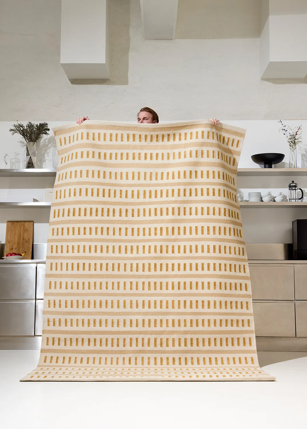 Ladakh villamatto, Off white-beige-masala yellow, 230x320 cm Chhatwal & Jonsson