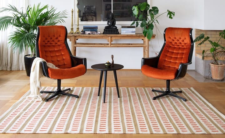 Ladakh villamatto, Off white-beige-rust, 180x270 cm Chhatwal & Jonsson