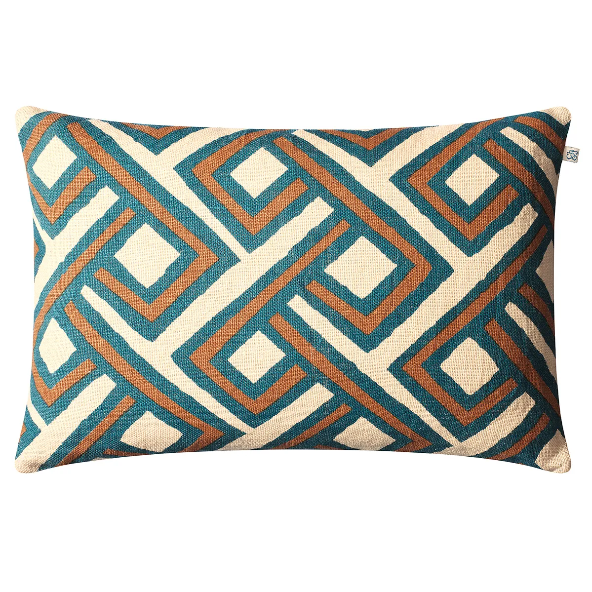 Lanka tyynynpäällinen 40 x 60 cm, Palace blue-taupe Chhatwal & Jonsson