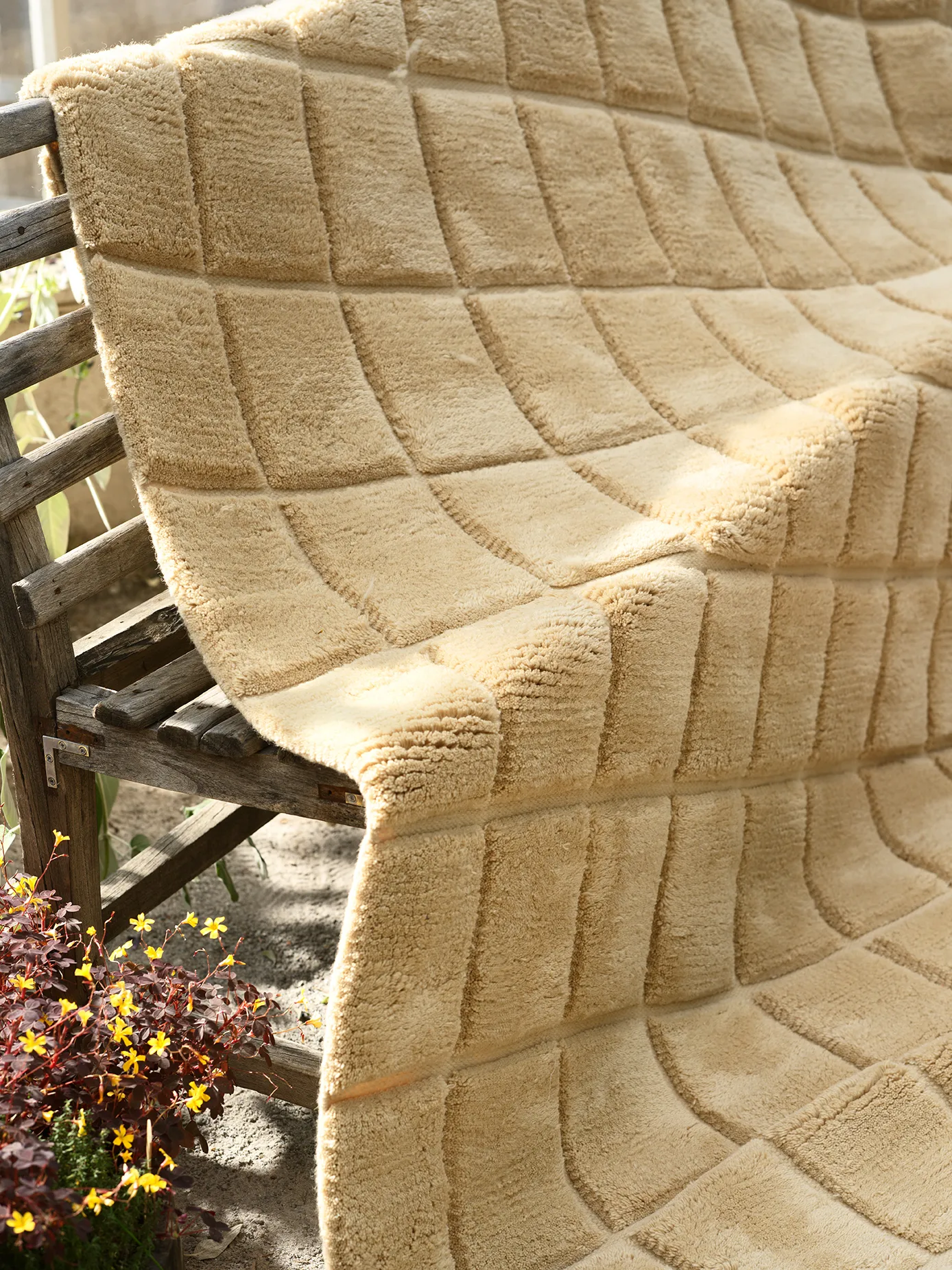 Loha matto 213 x 296 cm, Light Beige Chhatwal & Jonsson