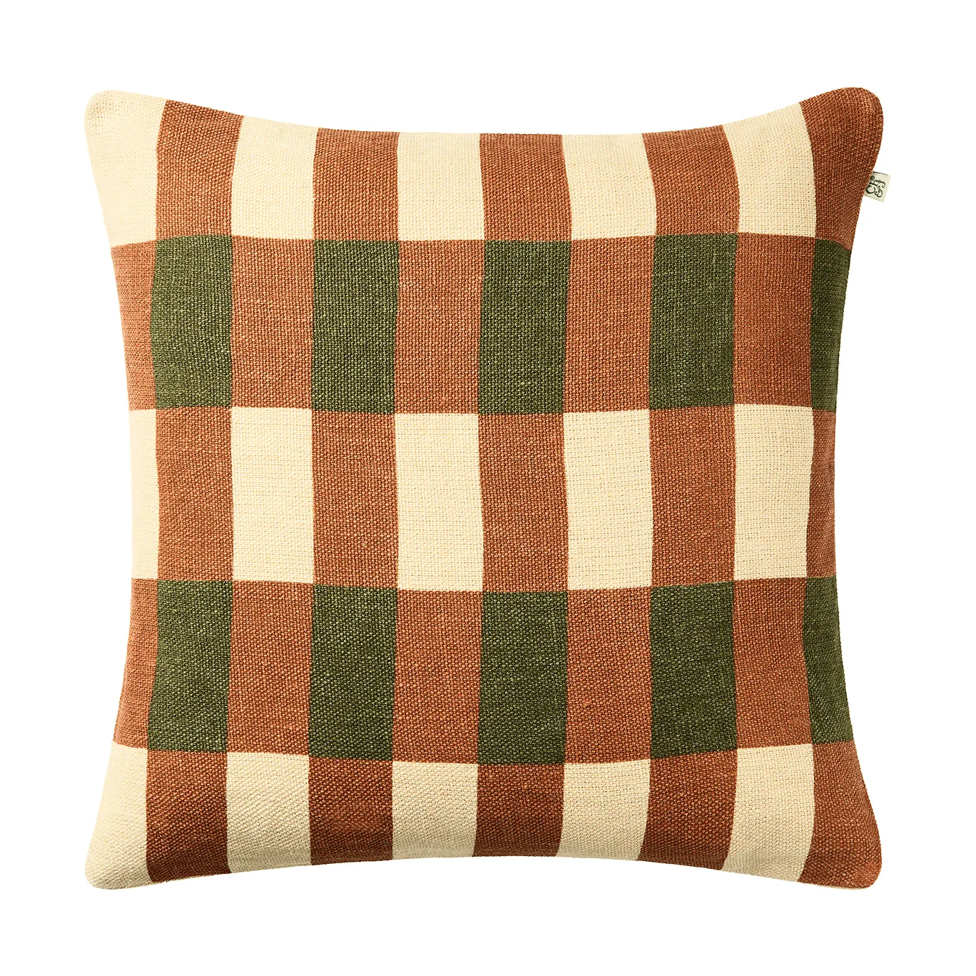 Marari tyynynpäällinen, Apricot Orange-Cactus Green, 50x50 cm Chhatwal & Jonsson