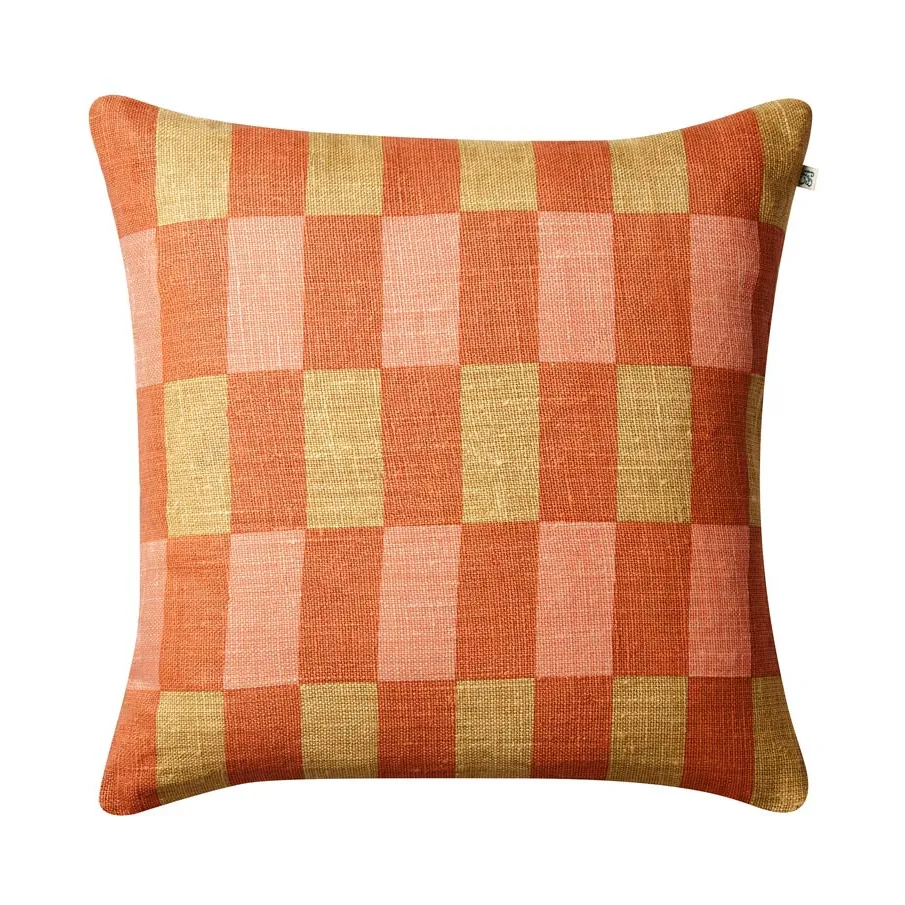 Marari tyynynpäällinen, Apricot orange-khaki-rose, 50x50 cm Chhatwal & Jonsson