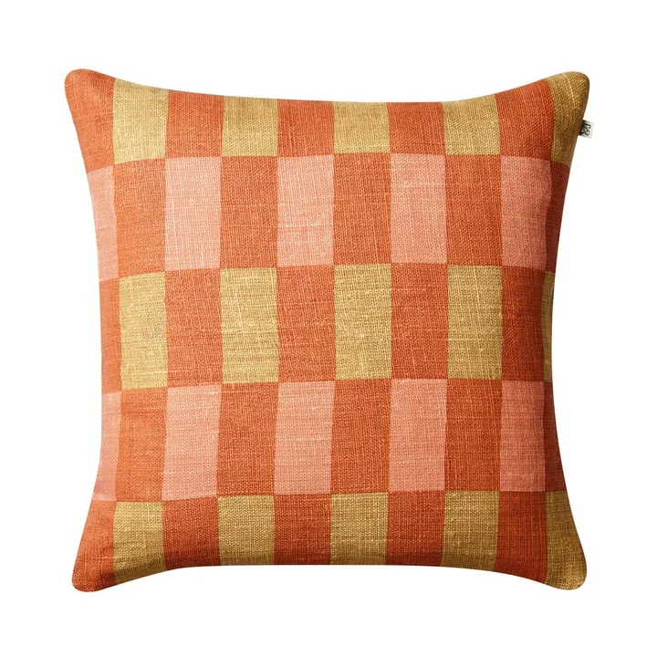 Marari tyynynpäällinen - Apricot orange-khaki-rose, 50x50 cm - Chhatwal & Jonsson