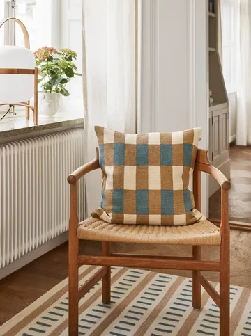 Marari tyynynpäällinen - Khaki-Heaven Blue, 50x50 cm - Chhatwal & Jonsson