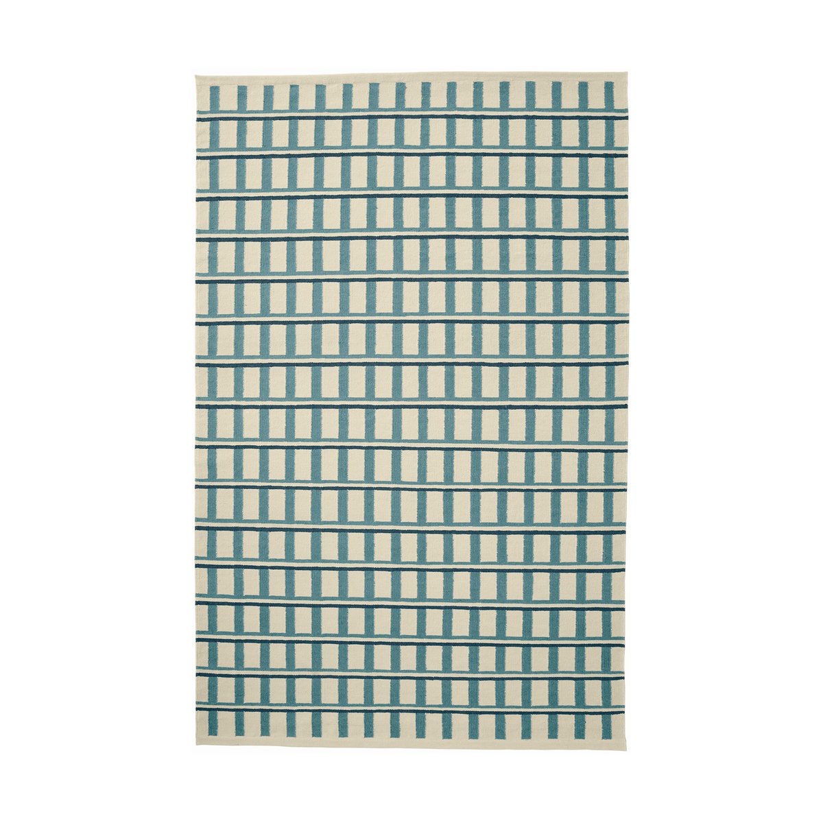 Chhatwal & Jonsson Mysore villamatto 180x270 cm Off white-heaven blue