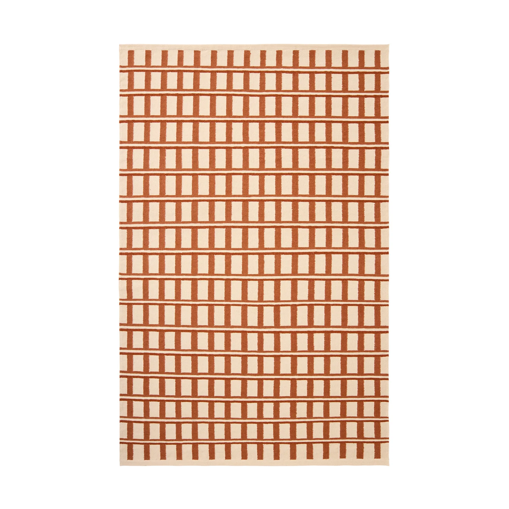 Mysore villamatto, Beige-apricot orange, 180x270cm Chhatwal & Jonsson