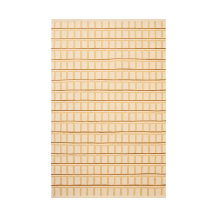 Mysore villamatto - Off White-Masala Yellow-Yellow, 230x320 cm - Chhatwal & Jonsson