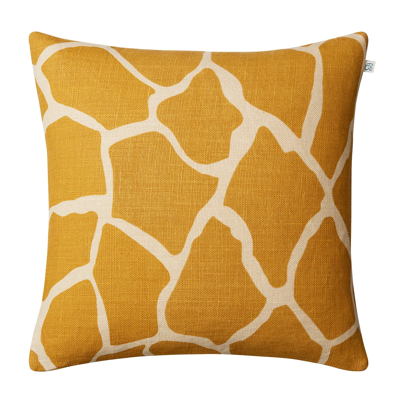 Nadi tyynyliina 50x50 cm, Spicy yellow-light beige Chhatwal & Jonsson