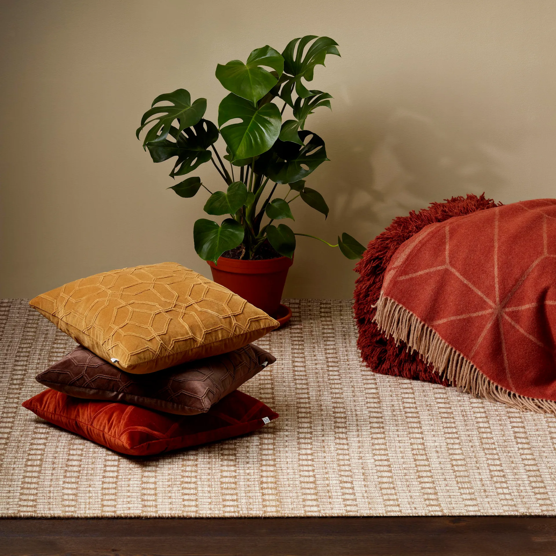 Nandi tyynynpäällinen, 50 x 50 cm, Masala yellow Chhatwal & Jonsson