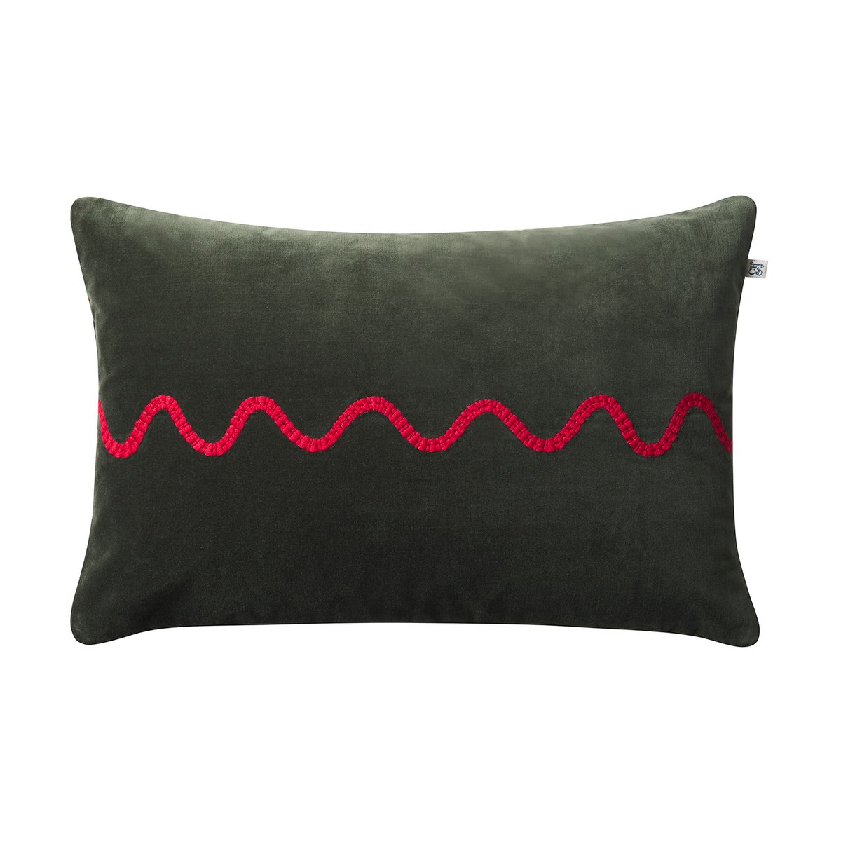 Chhatwal & Jonsson Natu tyynynpäällinen 40x60 cm Forest green-red