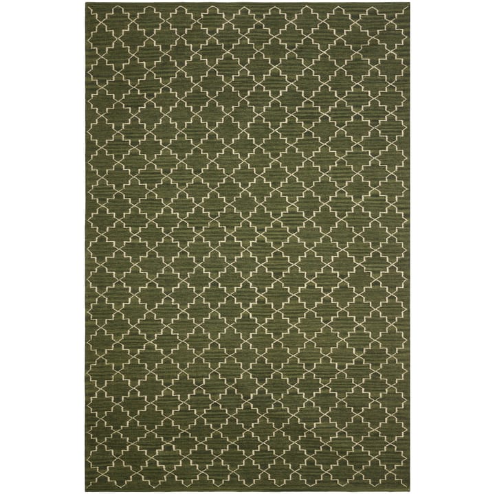 New Geometric matto 234x323 cm - Green melange-off white - Chhatwal & Jonsson