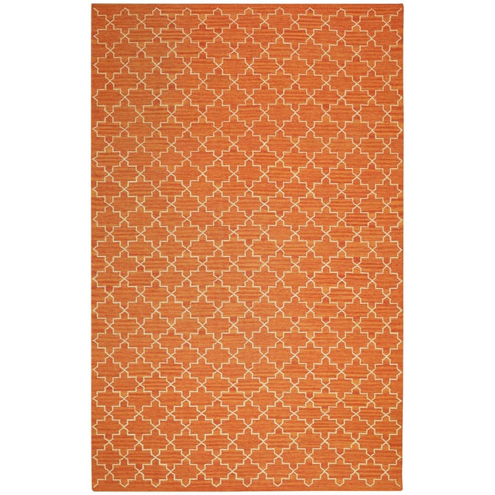 New Geometric matto 234x323 cm - Orange melange-off white - Chhatwal & Jonsson