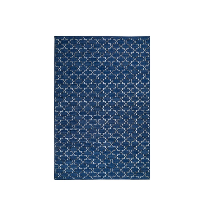 New Geometric -matto - Indigo melange/off white, 180 x 272 cm - Chhatwal & Jonsson