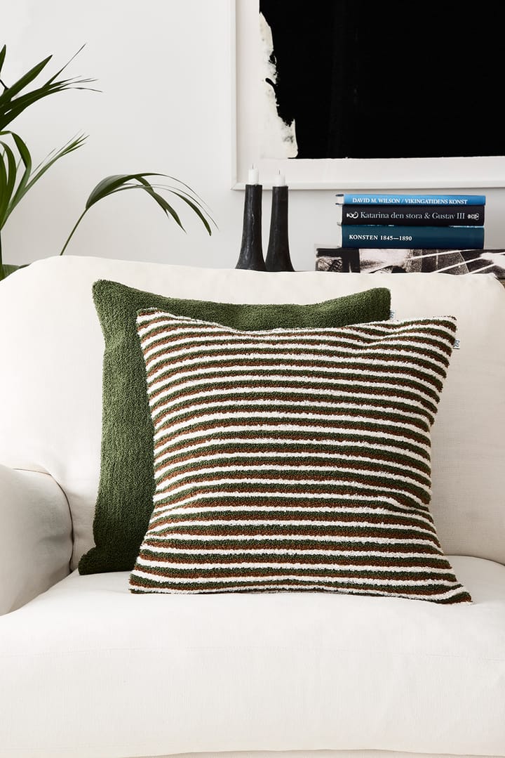 Raipur tyynynpäällinen 50 x 50 cm, Cognac-Cactus Green-Off White Chhatwal & Jonsson