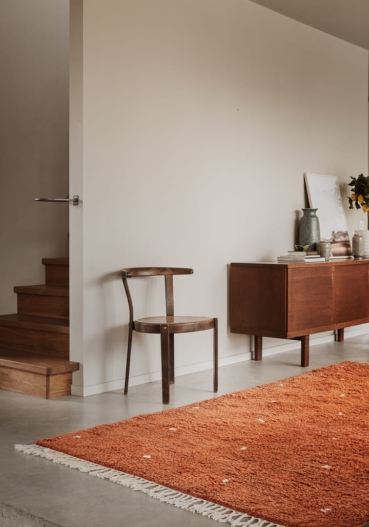 Ravi matto 230x320 cm, Orange-off white Chhatwal & Jonsson
