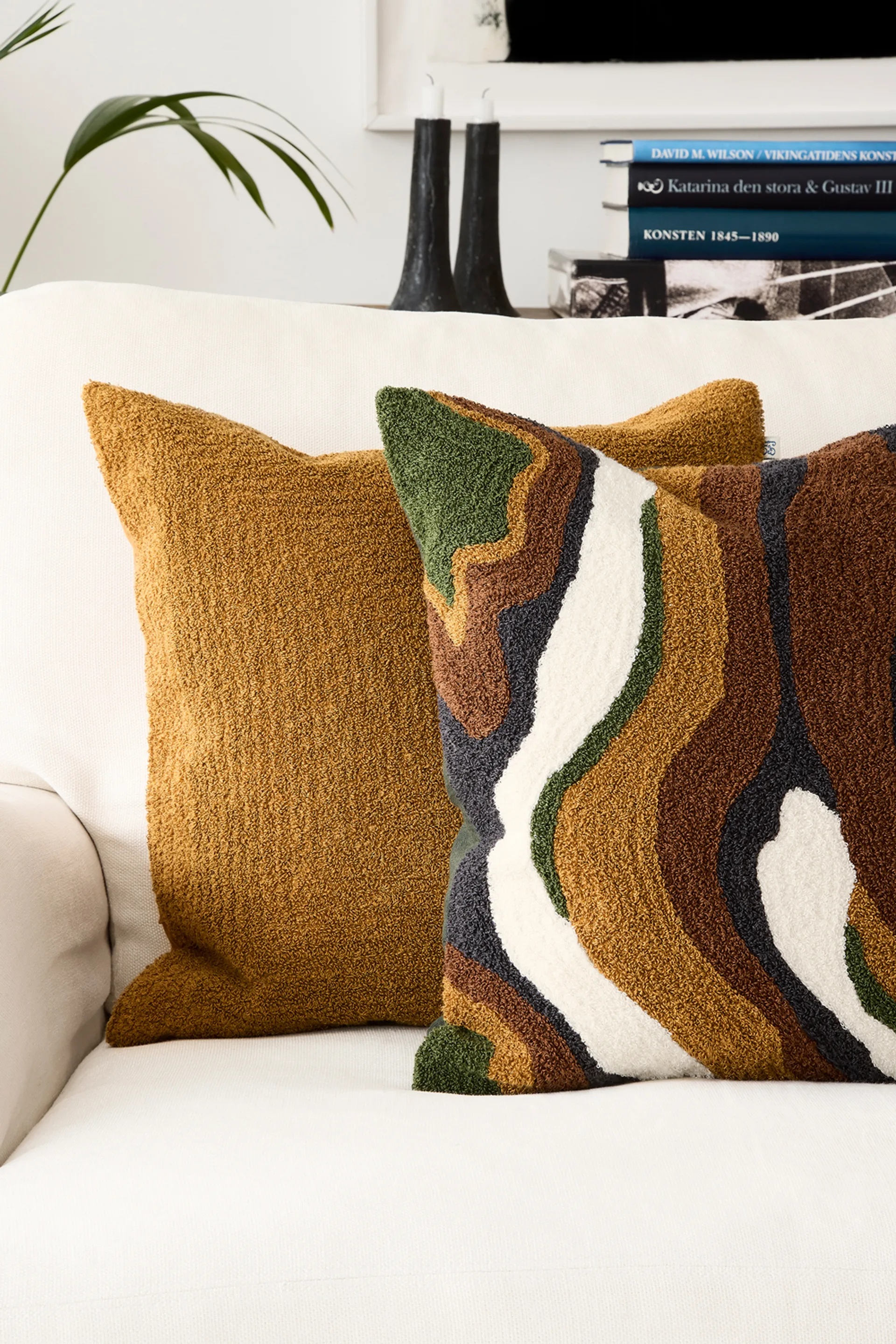 Saga tyynynpäällinen 50 x 50 cm, Cognac-masala Chhatwal & Jonsson