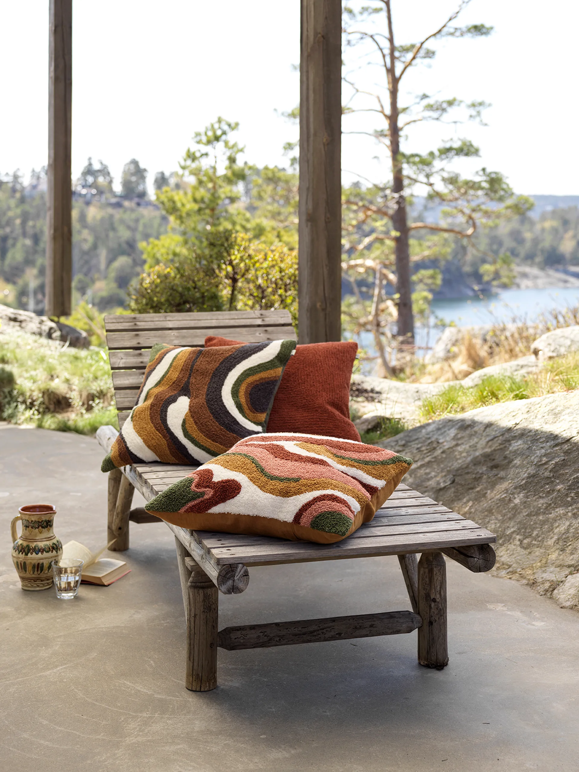 Saga tyynynpäällinen 50 x 50 cm, Cognac-masala Chhatwal & Jonsson