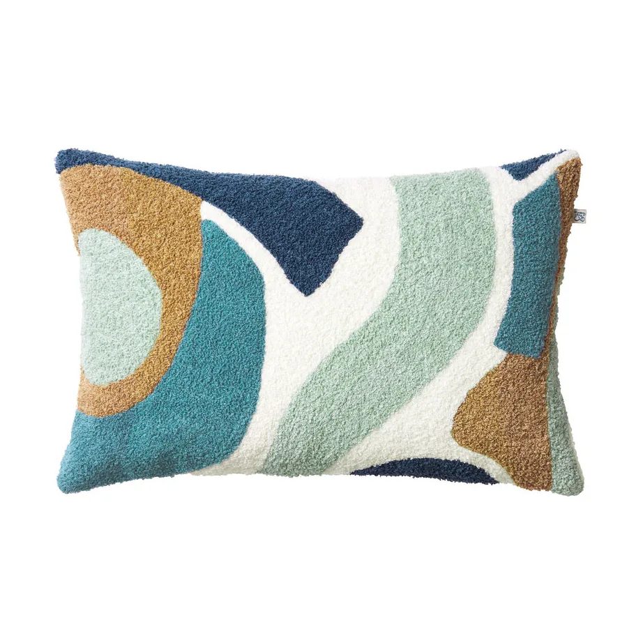 Sanskriti tyynynpäällinen 40x60 cm, Heaven blue-offwhite-sand-aqua Chhatwal & Jonsson