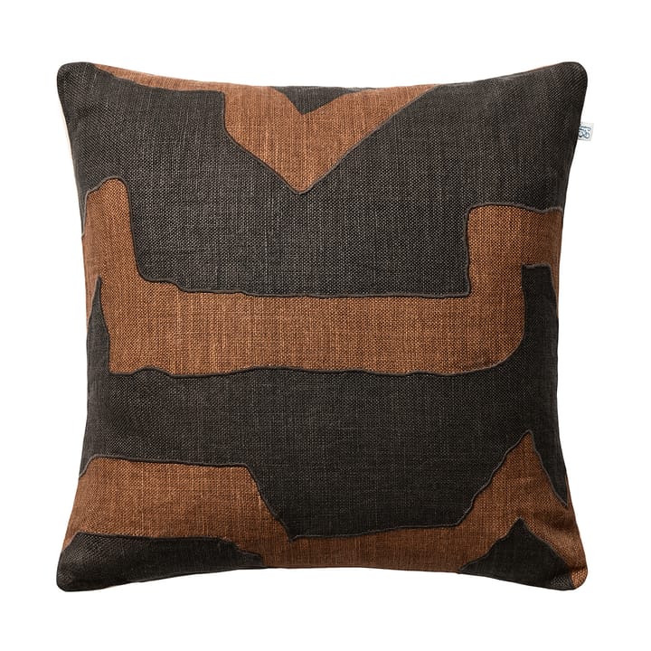 Sikkim tyynynpäällinen 50 x 50 cm - Taupe-Dark Brown - Chhatwal & Jonsson