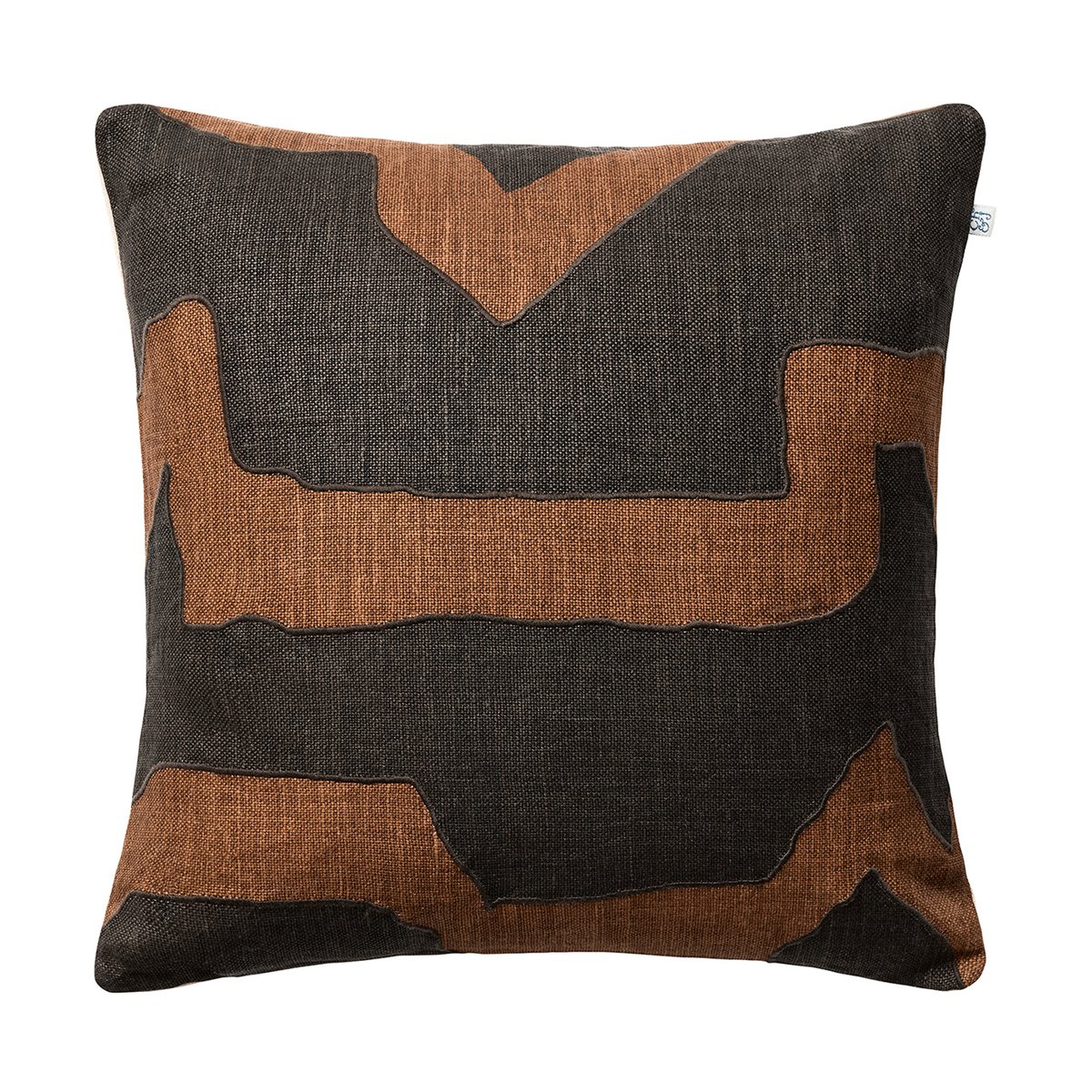 Chhatwal & Jonsson Sikkim tyynynpäällinen 50 x 50 cm Taupe-Dark Brown