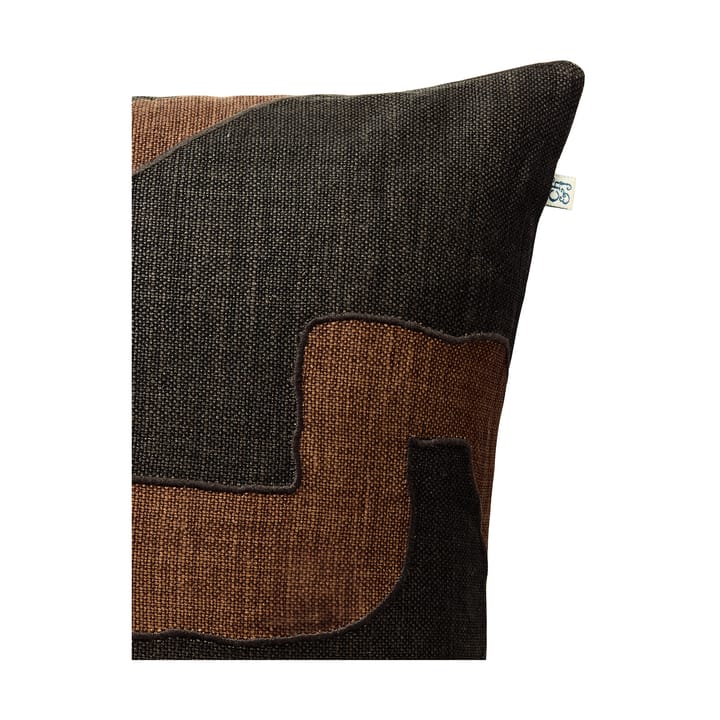 Sikkim tyynynpäällinen 50 x 50 cm - Taupe-Dark Brown - Chhatwal & Jonsson