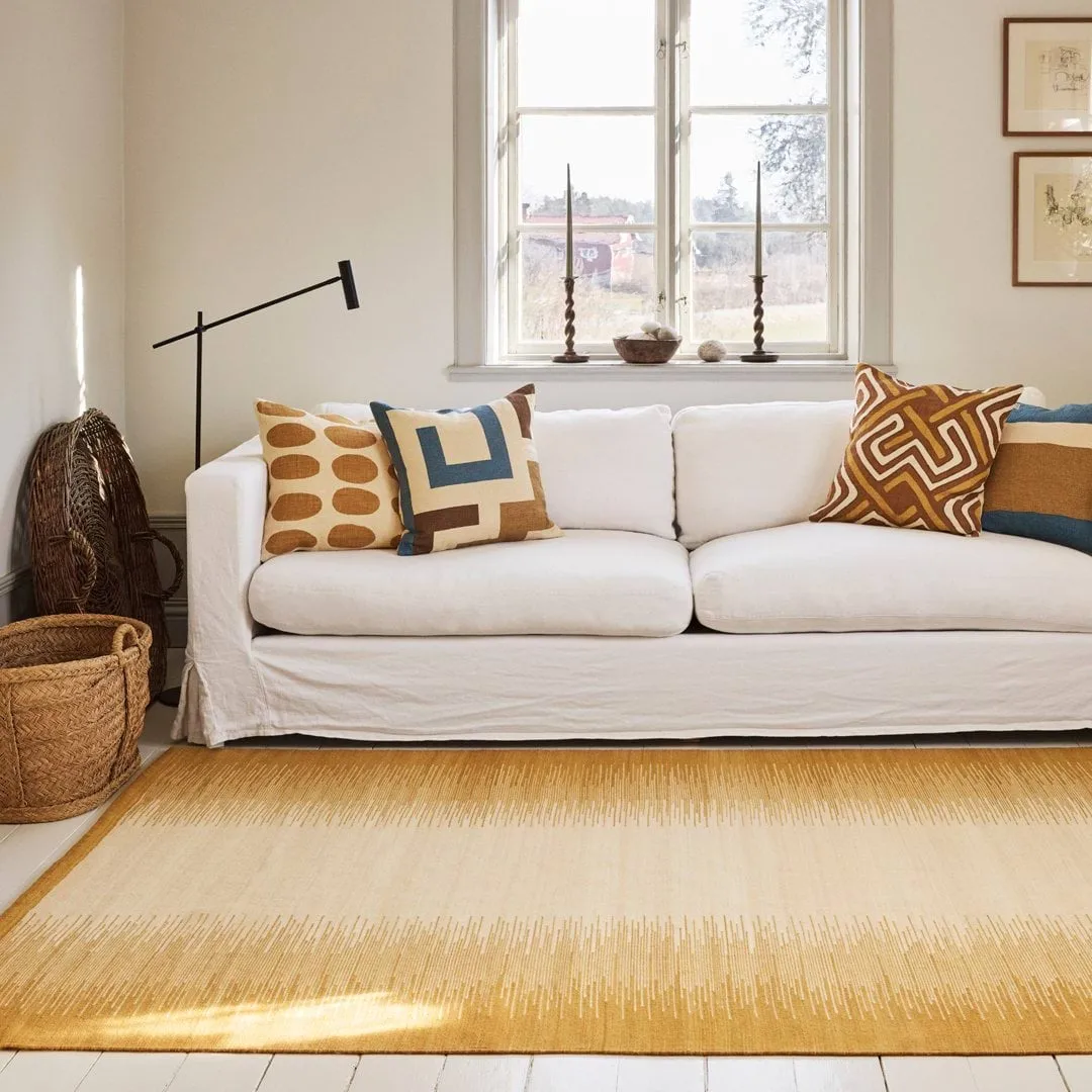 Tapti villamatto, Masala Yellow-Off White, 320x230 cm Chhatwal & Jonsson
