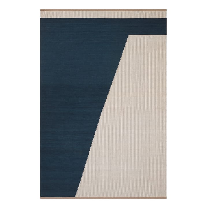 Una villamatto, 180 x 270 cm - Dark blue-beige-off white - Chhatwal & Jonsson