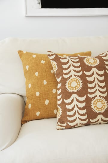 Yash reverse -tyynynpäällinen 50 x 50 cm - Spicy yellow base - Chhatwal & Jonsson