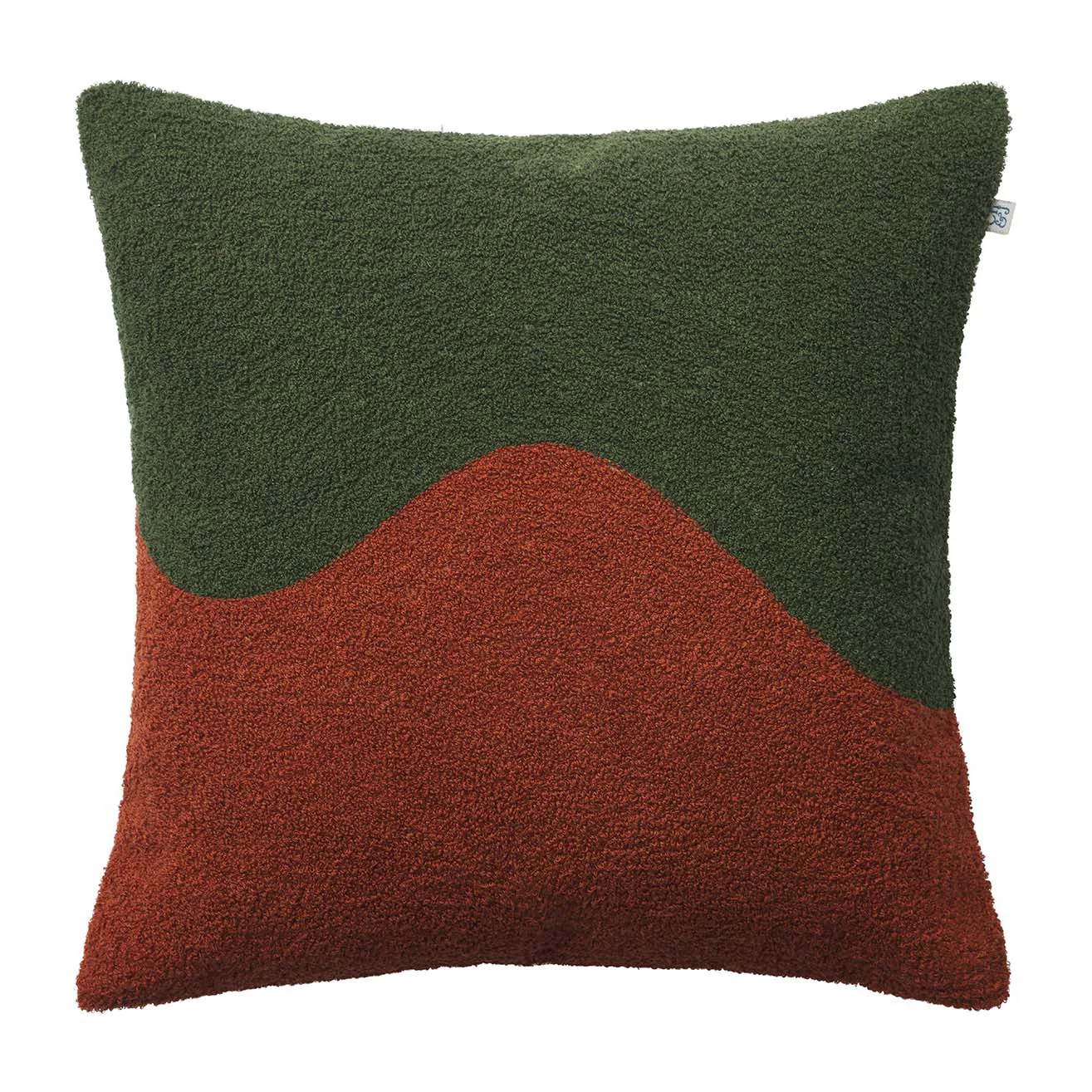 Yogi tyynynpäällinen 50 x 50 cm, Forest green-terracotta Chhatwal & Jonsson