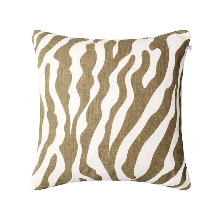Zebra Outdoor -tyyny, 50 x 50 - Shitake/off white - Chhatwal & Jonsson