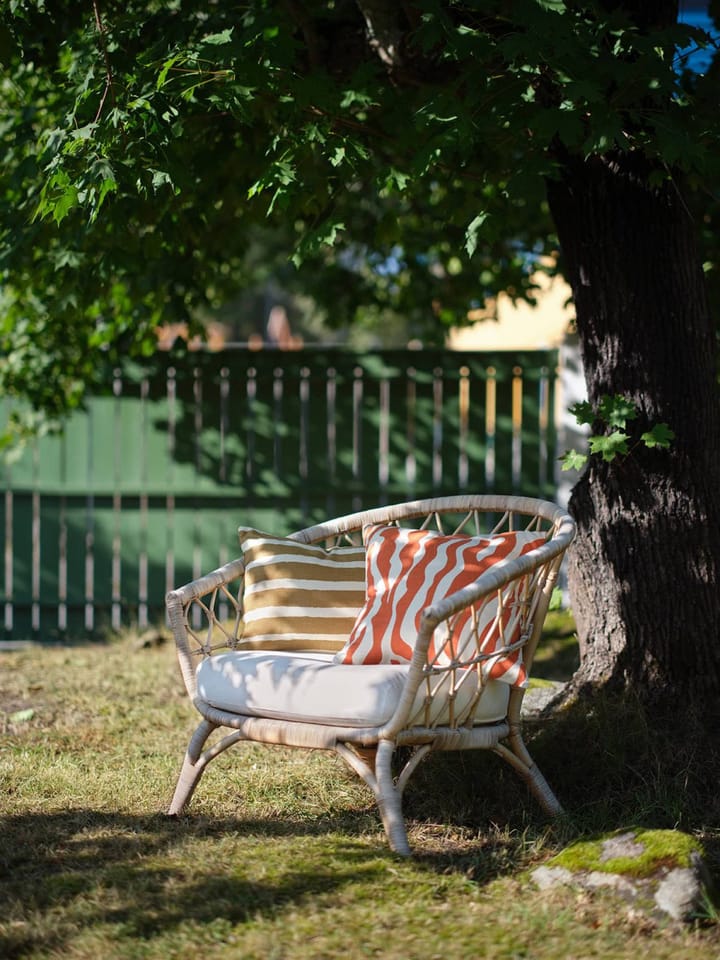 Zebra Outdoor tyyny 50x50 cm, Apricot orange-off white Chhatwal & Jonsson
