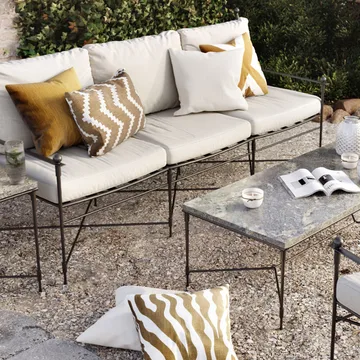 Zebra Outdoor tyyny 50x50 cm - Sage/off white, 50 cm - Chhatwal & Jonsson