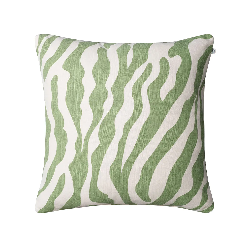 Zebra Outdoor tyyny 50x50 cm, Sage/off white, 50 cm Chhatwal & Jonsson